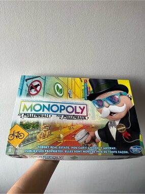 Hasbro Monopoly for Millennials Board Game - Multicolor Box